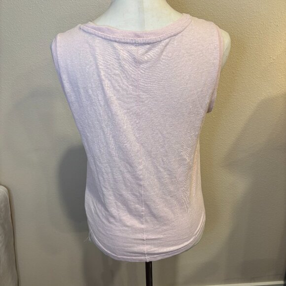 GAP Women's Sleeveless Top Light Pink Shimmer XS Excellent Condition - Picture 2 of 8